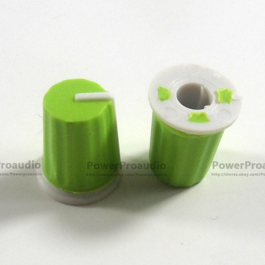 100 x Green EQ Rotary Knob - DAA1176 DAA1305  For Pioneer DJM800 900 2000 NXS