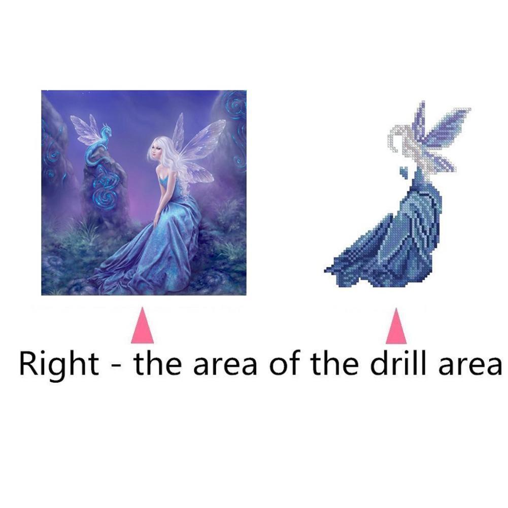 Elf Girl Round Diamond Painting Embroidery DIY Needlework Cross Stitch Set