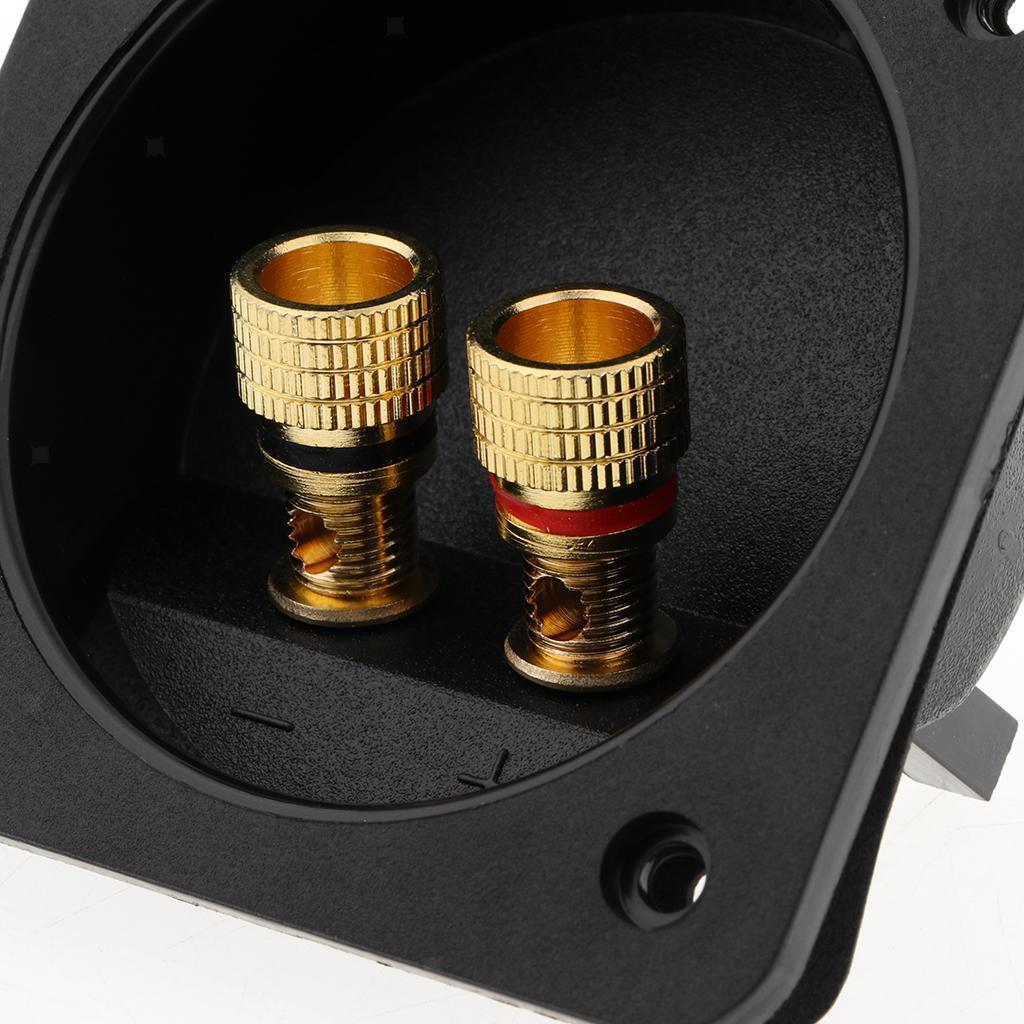 DIY Home Car Stereo Screw Cup Connections Subwoofer Plugs 2 Way 80 502