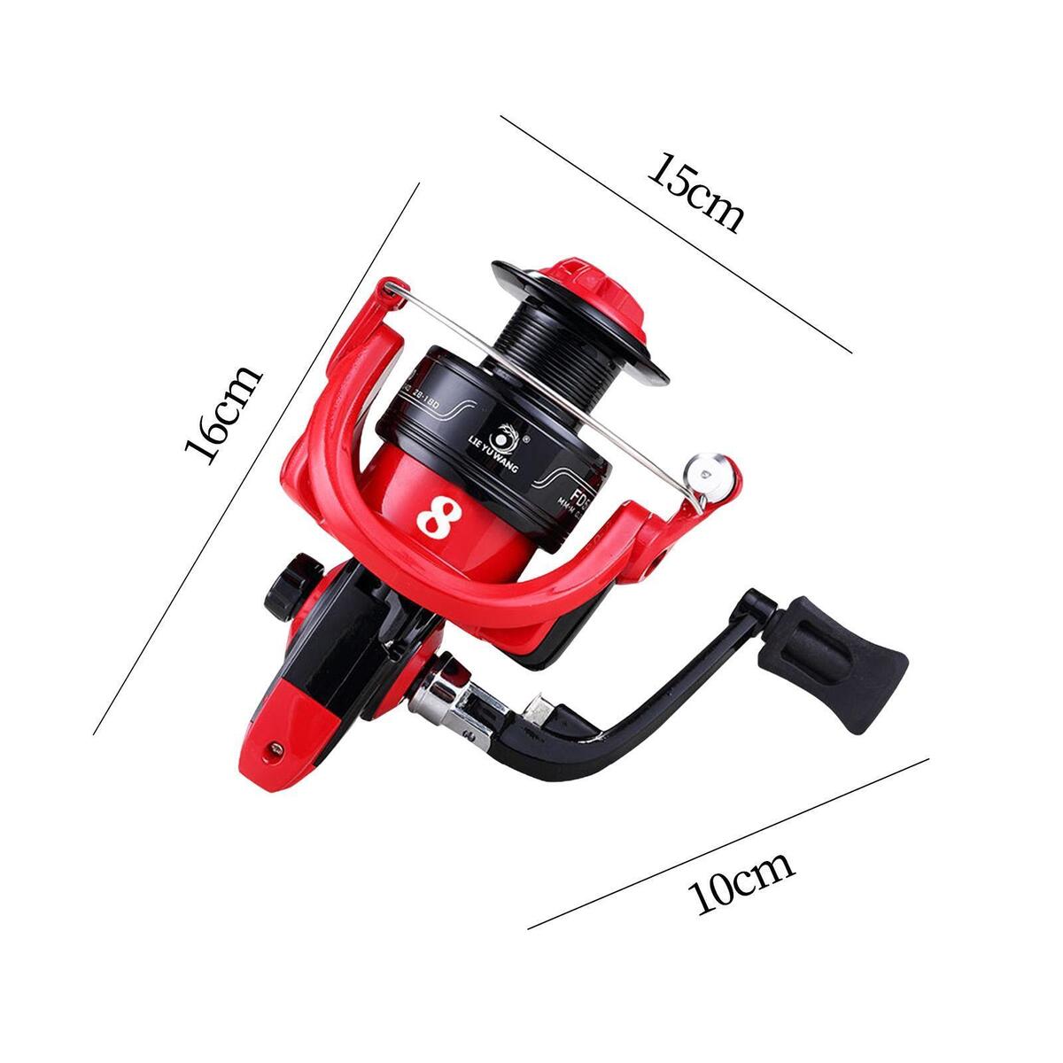 Baitcasting Fishing Reels High Speed 7.4:1 Gear Ratio Fishing Bait Reel