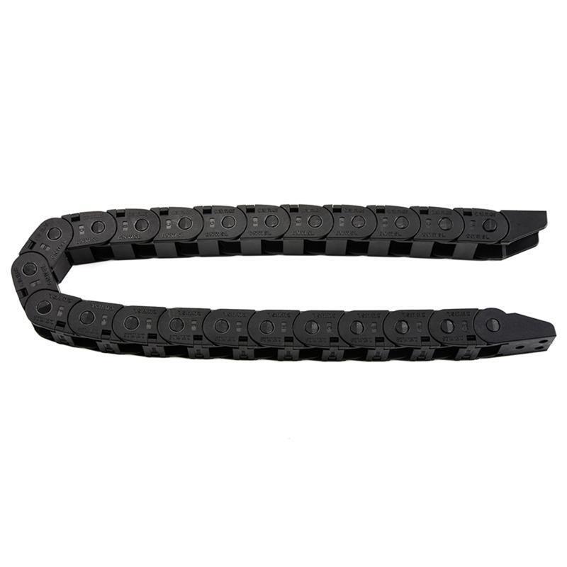 Plastic Flexible Nested Semi Colsed Cable Drag Chain 350x350mm Wire Cable Chain