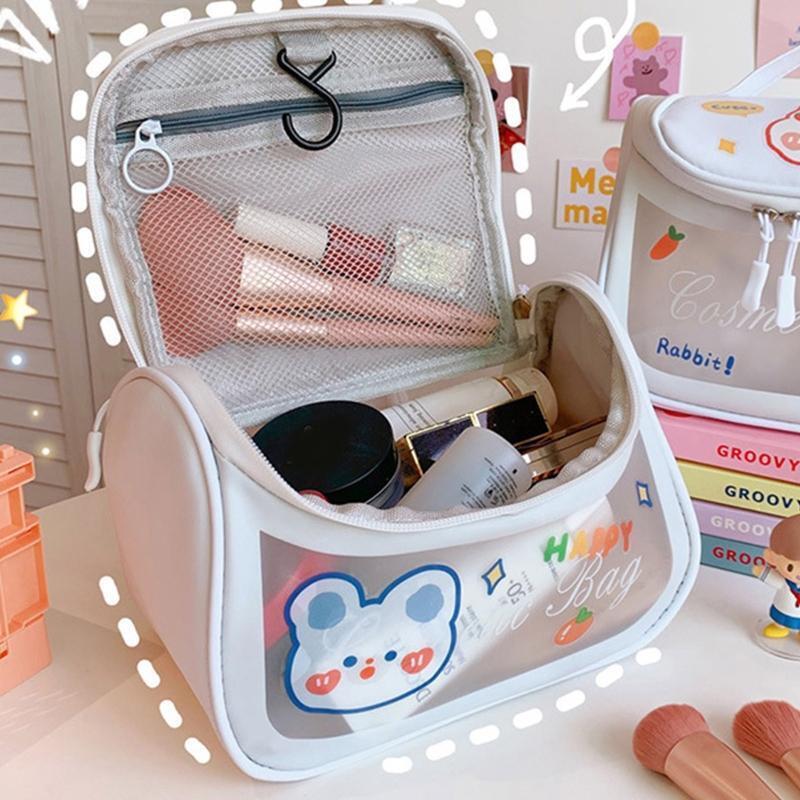 Large Capacity Makeup Bag Women Girl Cosmetic Bags Portable Toiletries Organizer