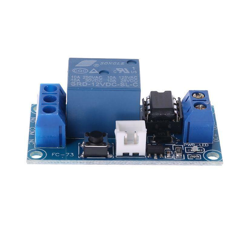 1 Channel 12V Latching Relay Module with Touch Bistable Switch MCU Control 1pc