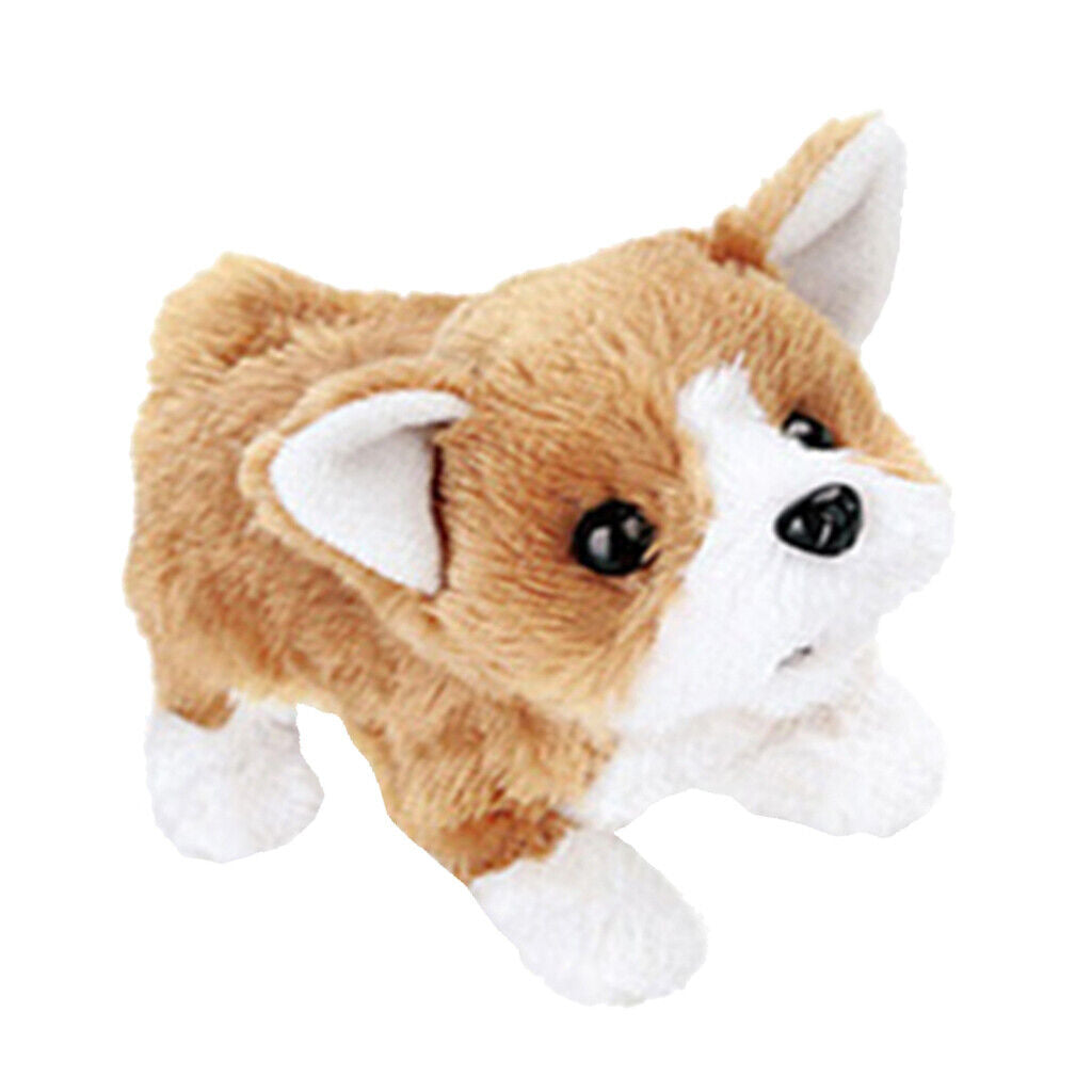 Lovely Electric  Electronic Pet Welsh Corgi Dog Puppy Birthday Gift
