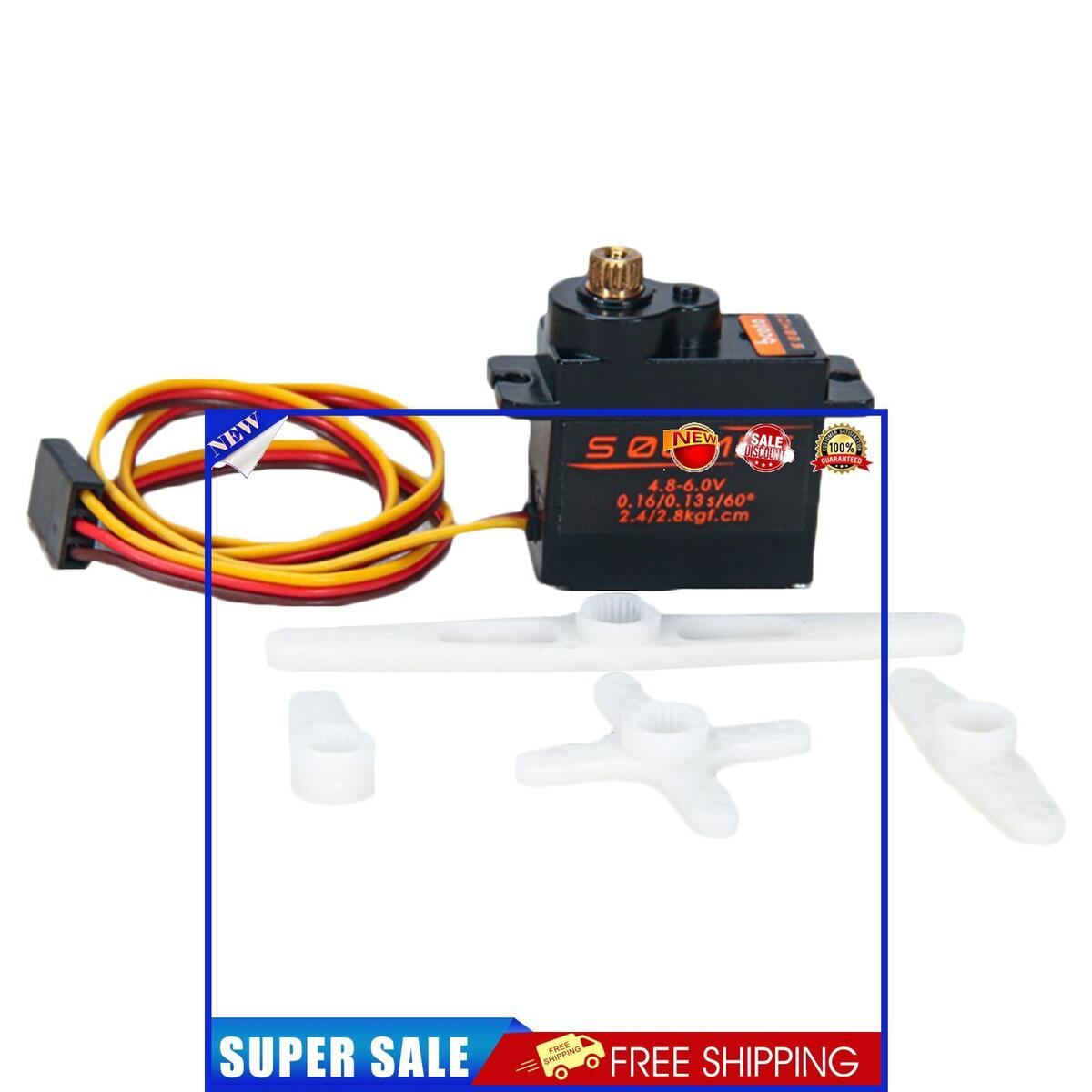 Bcato S08MD II 13g Metal Gear Digital Servo Rocker Arm Kits for RC Aircraft