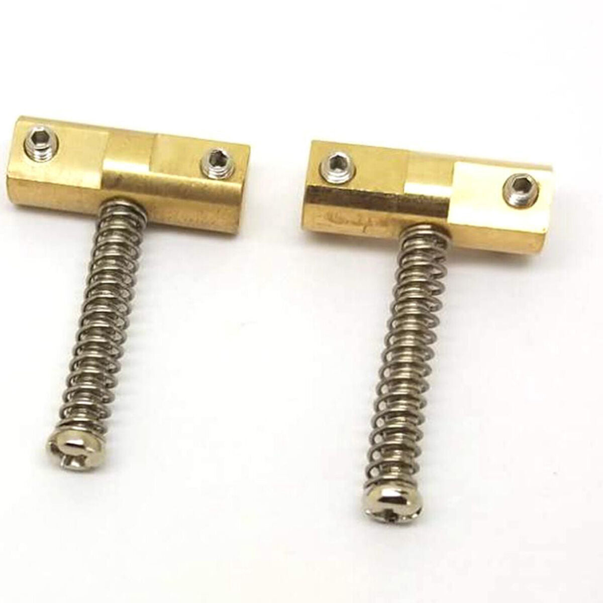 Set of 3   Brass Fixed Guitar Bridge Saddles for   6 Strings