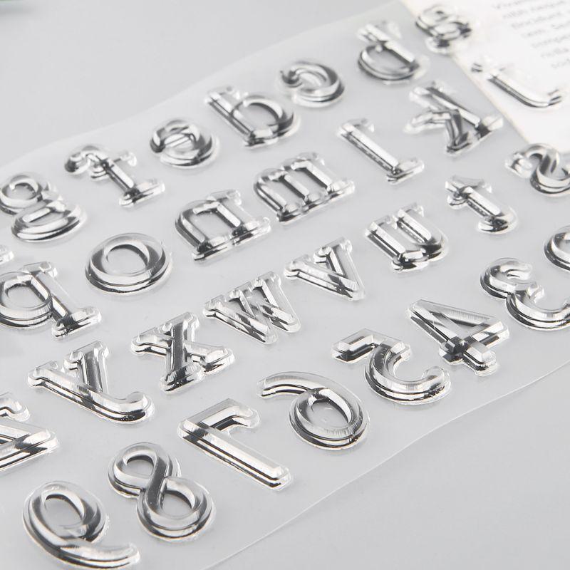 Alphabet Silicone Clear Seal Stamp DIY Scrapbooking Embossing Photo Album Paper