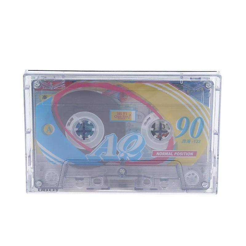 Plastic Magnetic Audio Tape 2Pcs Cassette Blank Tape 90 Minutes Recording