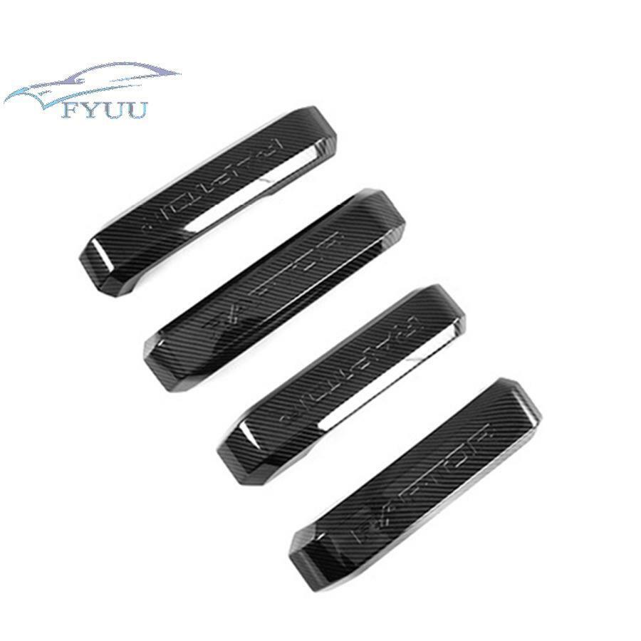 For Ford F150 2015-2017 Carbon Fiber Truck Interior Decor Door Handle Cover Trim