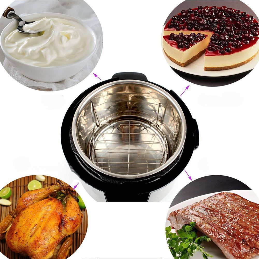 Air Fryer Accessories Steaming Rack Stainless Steel Cooking Steaming Racks