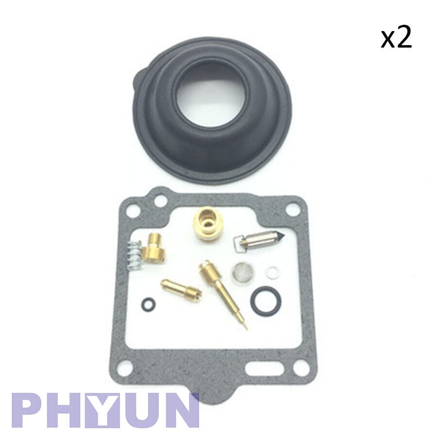 2sets Carburetor Carb Repair Kit Set 18-2596 For YAMAHA XV1100 VIRAGO 1988-1999