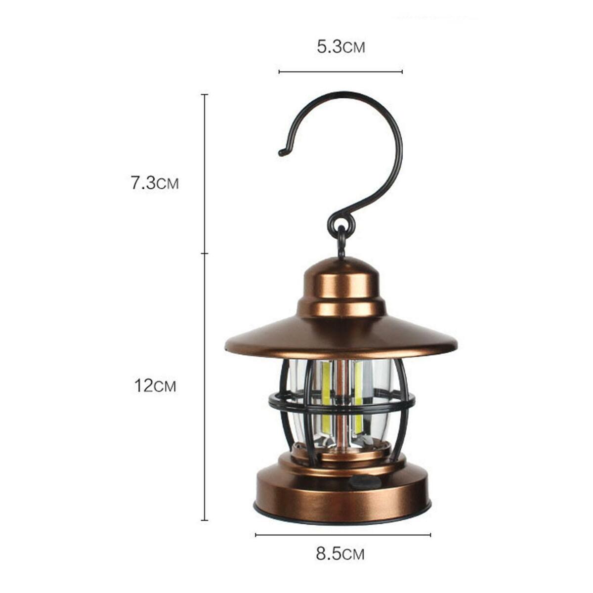 Camping Lantern Lamp  Battery Powered Hanging for Outdoor