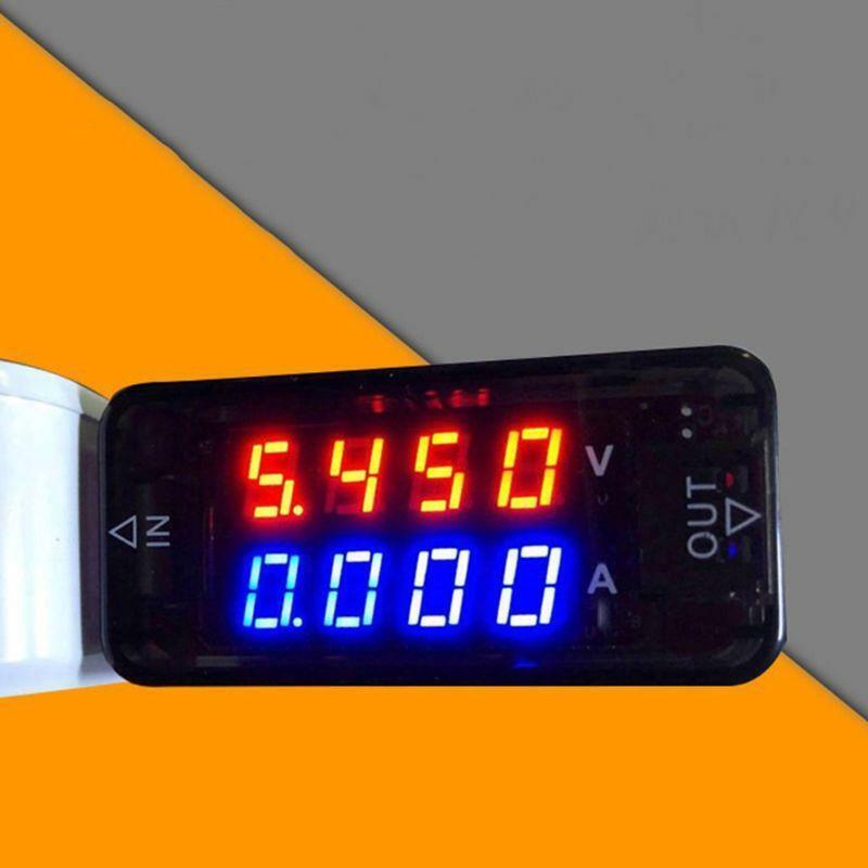 4-Digits USB Detector Charger Current Voltage Charging USB Voltmeter Amp Tester