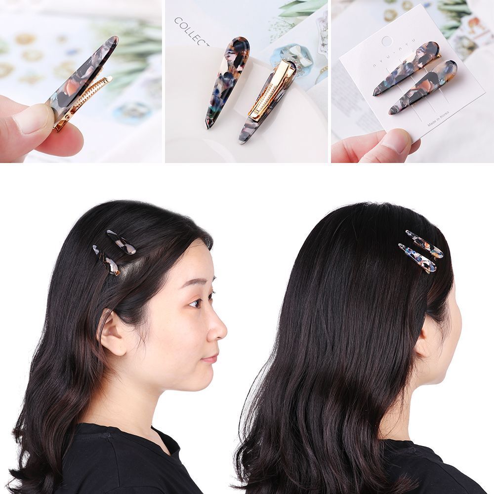 Elegant Leopard Print Headwear Headband Hairpin Acetate Hair Clip Barrettes