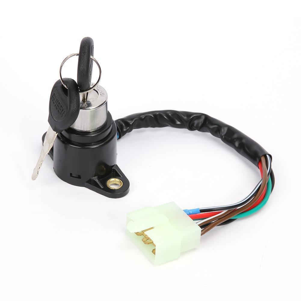 Motorcycle Motorbike Ignition Switch with Wire+2 Key for CB125 CM400 CM450