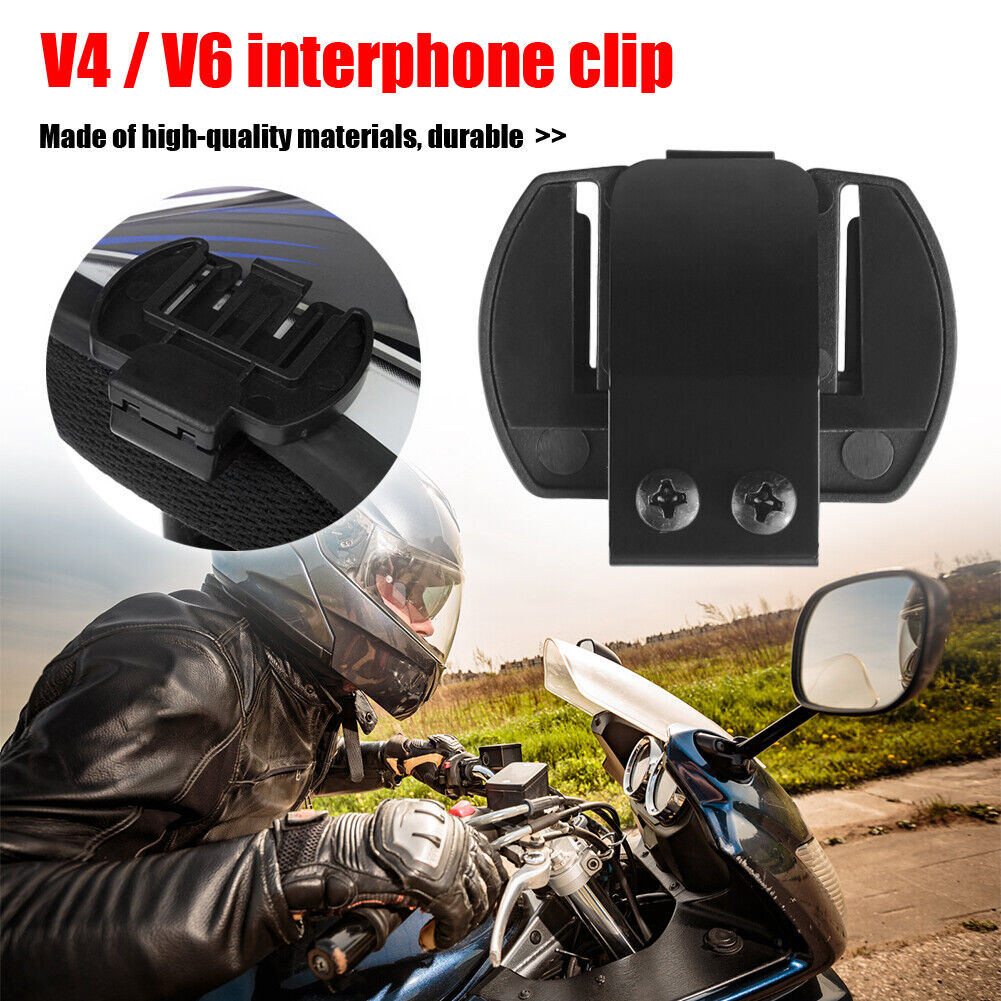 Helmet Speaker Headset Clip Bluetooth-compatible Intercom Bracket for V4 V6