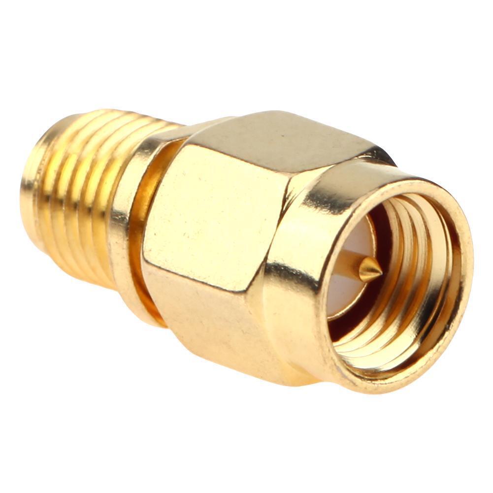 2pcs Full Copper SMA Female to SMA Male NIC Connector Adapter SMA Router