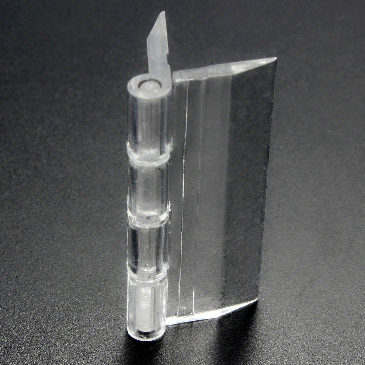 5pc Durable Clear Transparent Acrylic Plastic Perspex Box Piano Perspex hinge