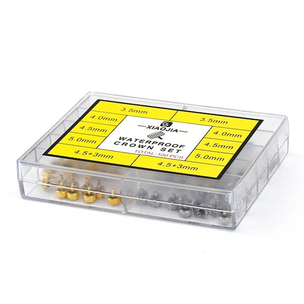 100 * Watch Crown 3.5mm 5mm Watch Repairing  Set for Watch