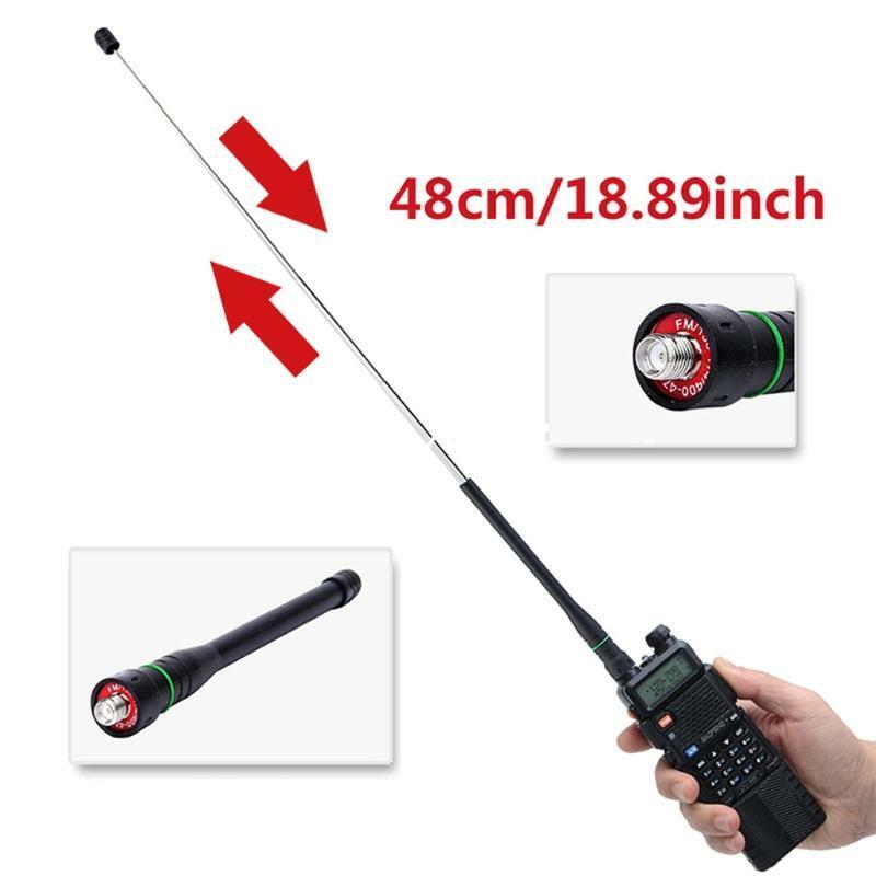 Antenna Adapter Cable Female to UHF/VHF Antenna for UV-5R BF-888S UV-82 UV-9R