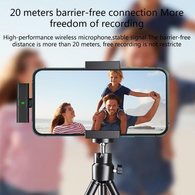 Professional Video Microphone Lavalier Microphone for Recording Interview Video