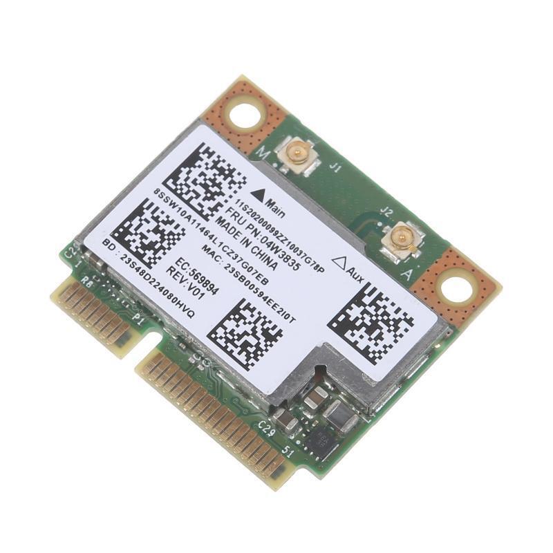 Dual Band 2.4+5G 300Mbps 802.11a/b/g/n WiFi BT4.0 Wireless Half Mini PCI-E Card