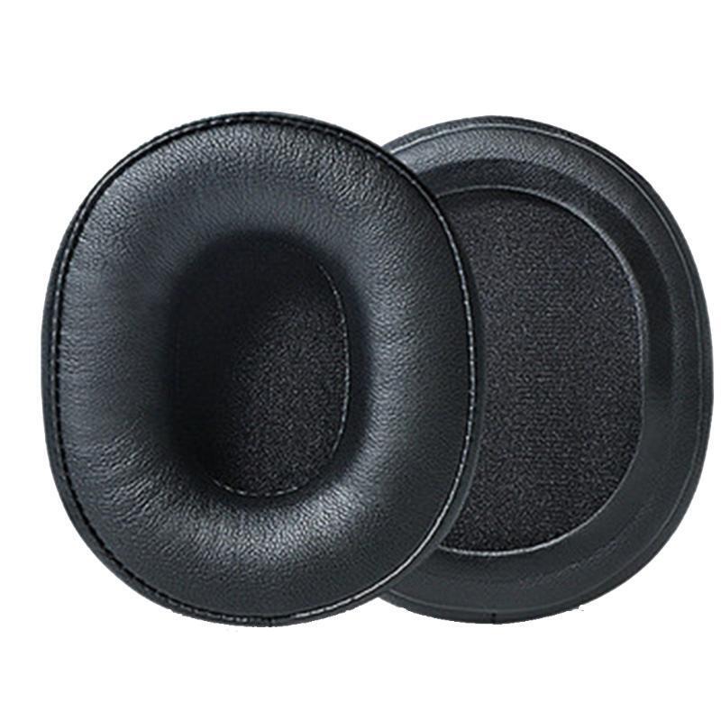 1 Pair Soft Ear Pad Cover Round Earphone Holster for ATH-M60X Earpads Black