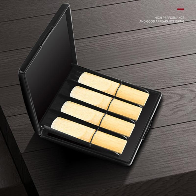 8 Slots Storage Box Portable Good Seal Performance ABS Saxophone Reed Case
