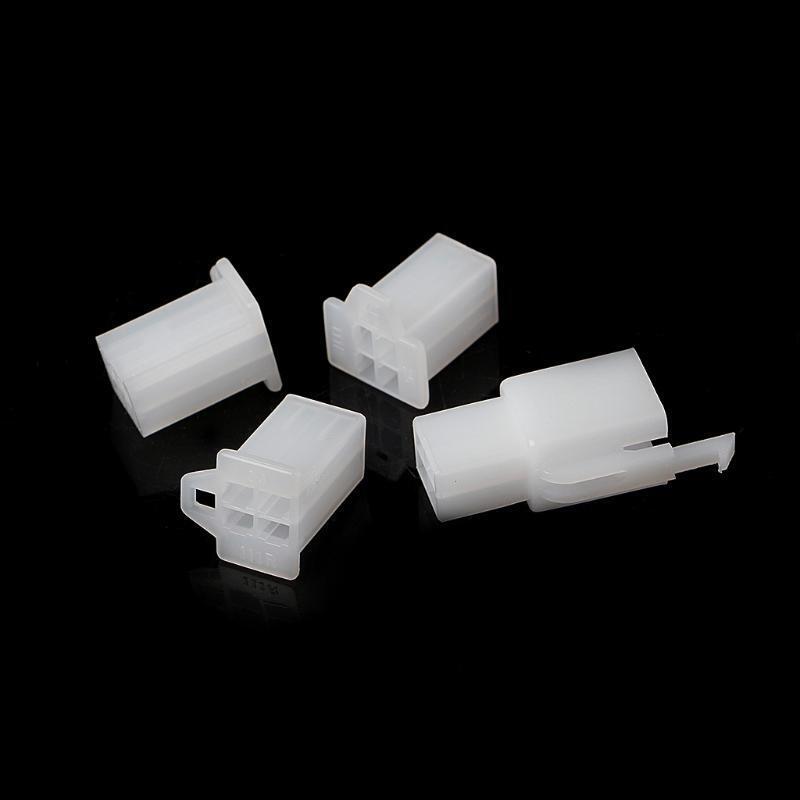 10 Sets 2.8mm 4 Pin Electrical Wire Connector Male Female Plug+Terminal Kit For