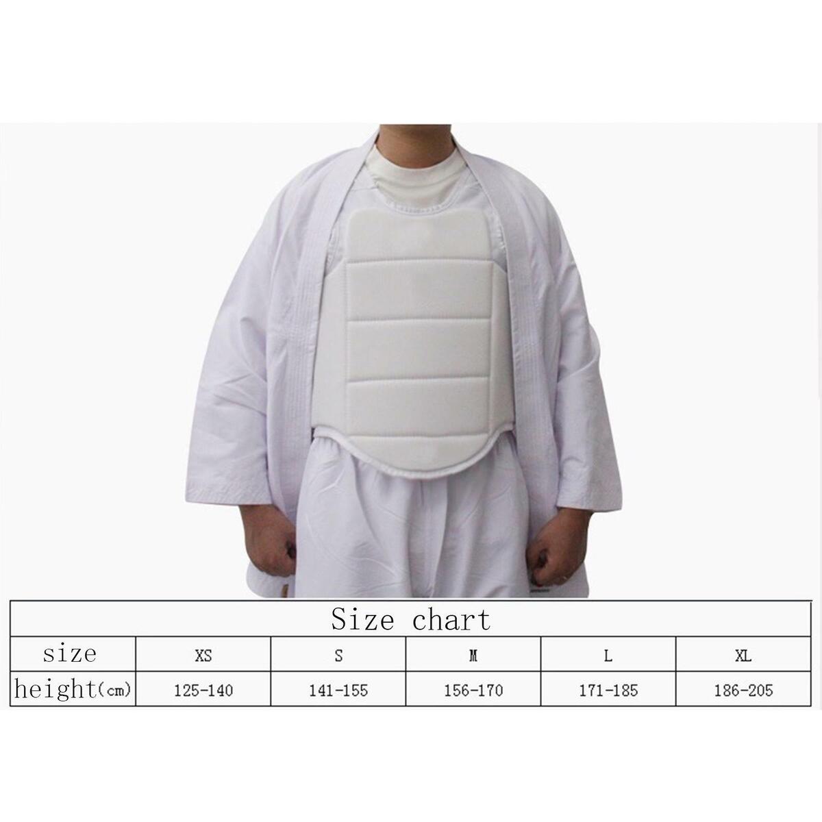 Men  Karate Chest  Chest Guard Rib Shield Armour  Mma