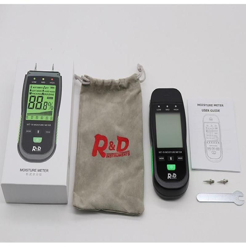 Moisture Detector Moisture Tester Pin-Type Water Leak Detector Damp Tester