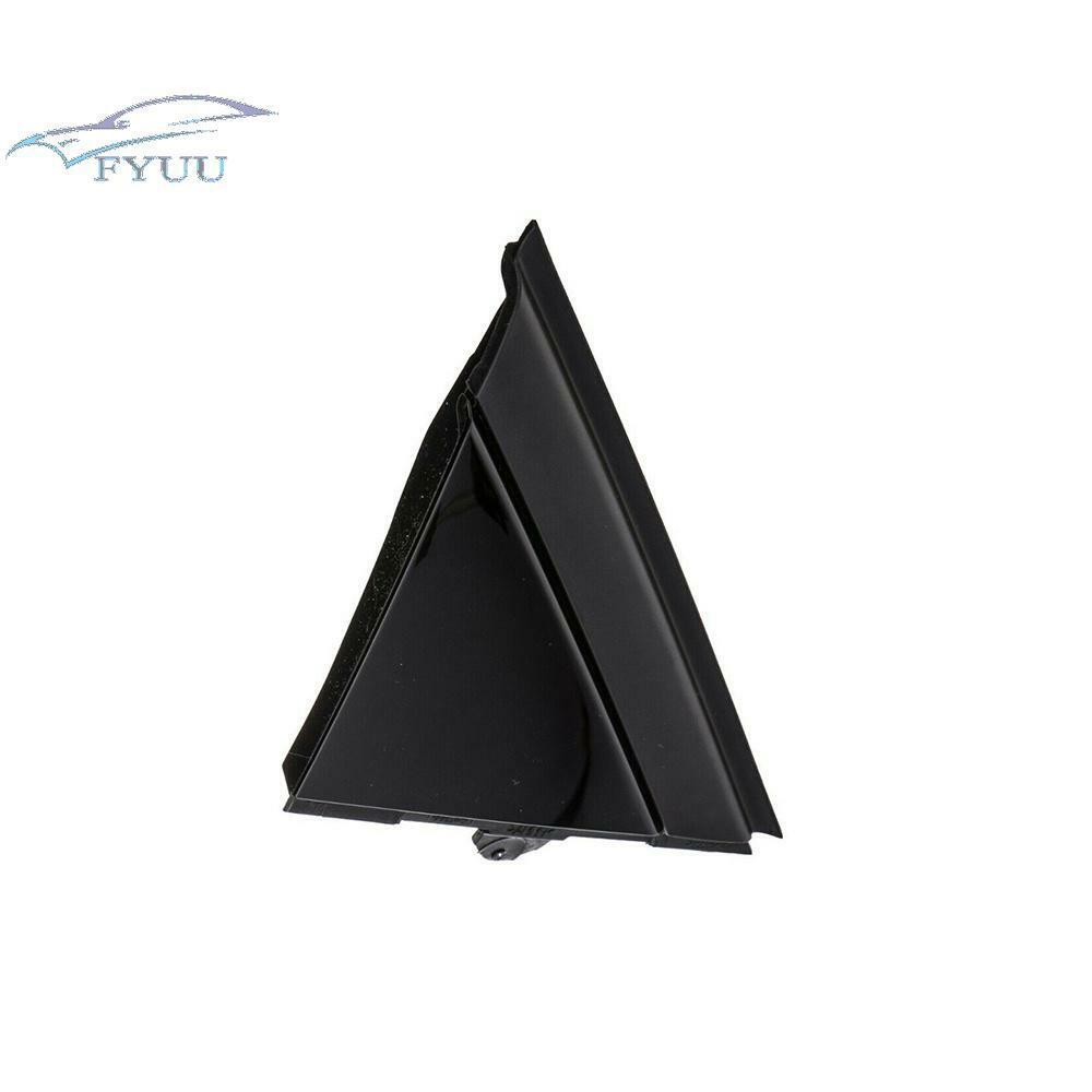 For Fiat 500 2012-2017 Right Door Mirror Flag Triangle Cover Molding Gloss Black