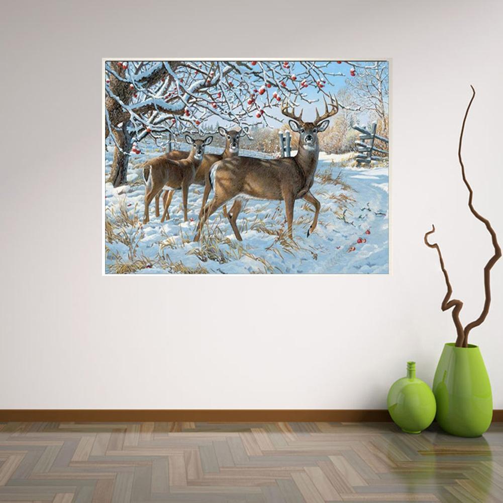 5D Diamond Painting Deer Embroidery DIY Craft Cross Stitch Home Decor