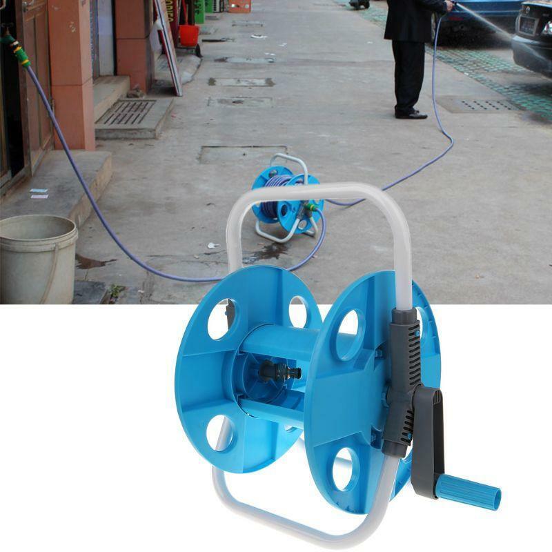 Portable Water Pipe Hose Reel Holder Winding Device For Washing Cars Garden Tool