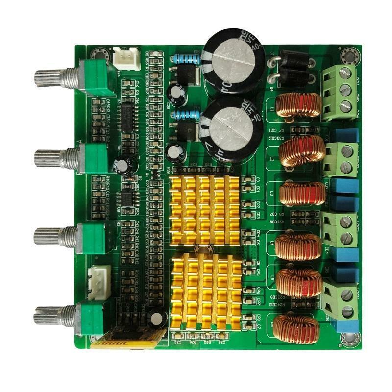 1 Pc Bluetooth-compatible High Power Bass AMP 3 CH 50Wx2+100W Amplifier Board