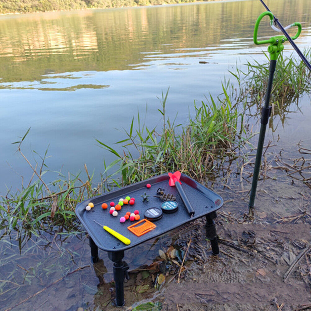 Outdoor Camping Table Fishing Camp Extendable Legs Carp Bait Folding Table