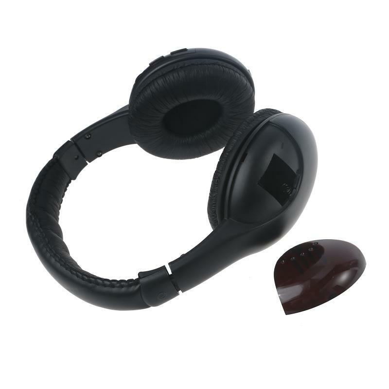 5 In 1 Wireless Stereo Headset Headphone Transmitter FM Radio For TV DVD MP3 PC
