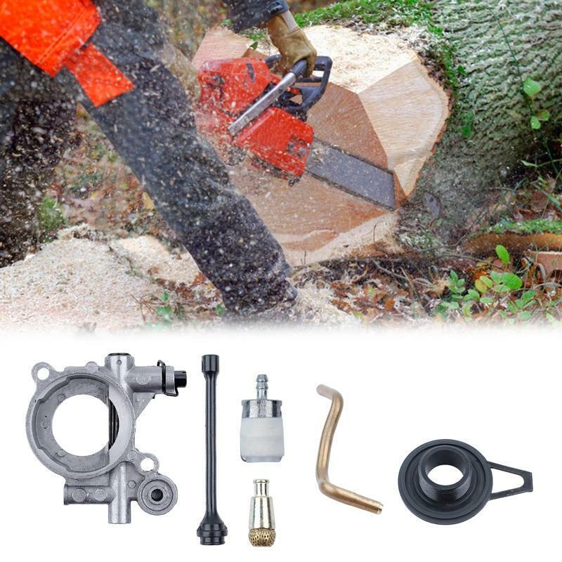 Oil Pump Worm Gear Oil Hose Line Filter Kit For HUSQVARNAE 365 371 372 XP 372XP