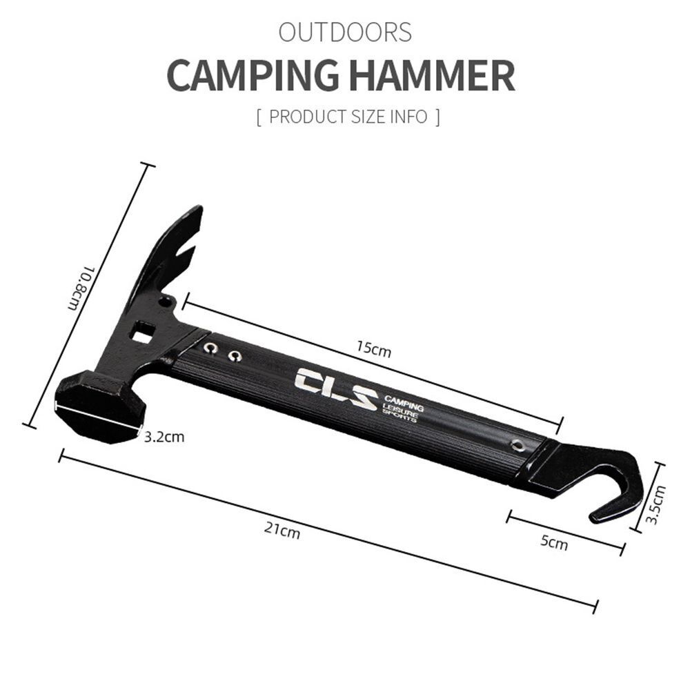 Aluminum Alloy Handle Tool Hammer Ground Nail Hammer Camping Hammer