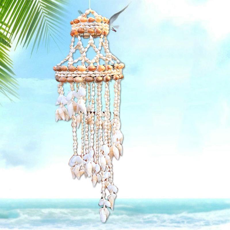 Conch Sea Shell Wind Chime Hanging Ornament Wall Decoration Creative Hanging Pen