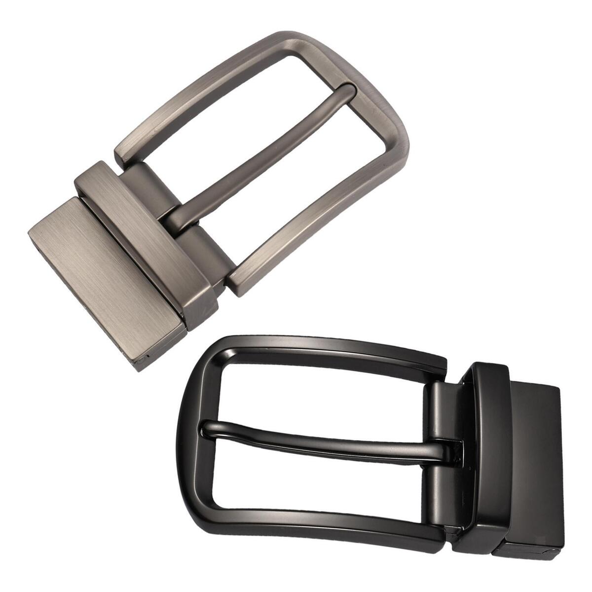 2x Mens Alloy Belt Buckle Luxury Rectangle Pin Belt Buckle Replacement