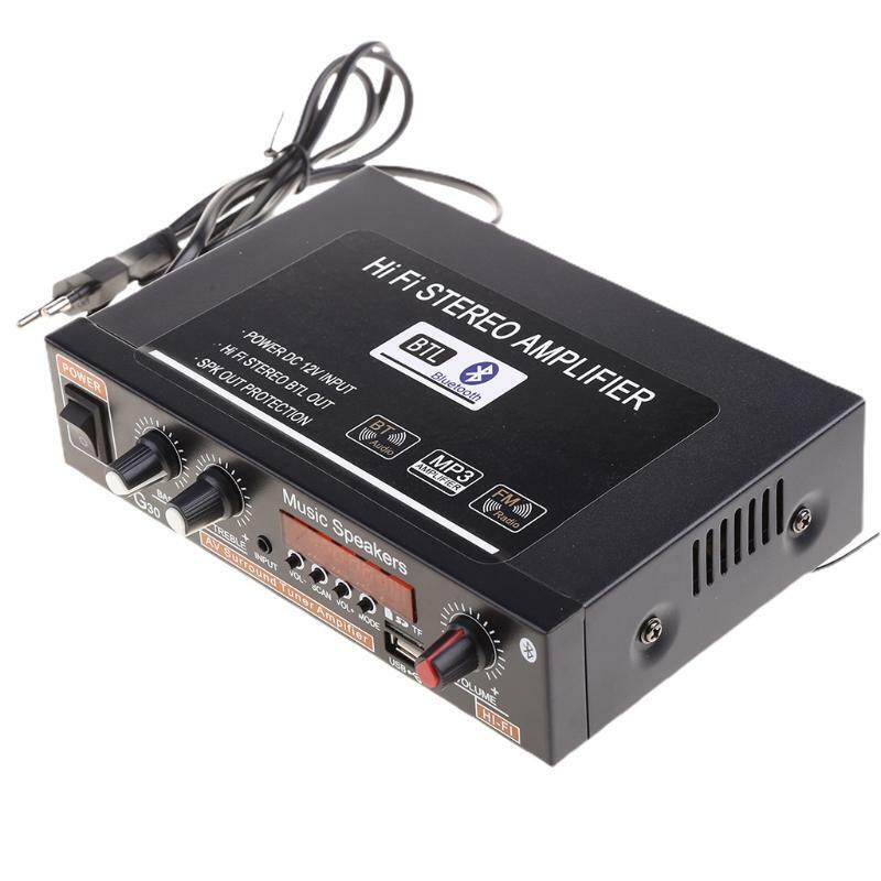 Digital Home Amplifier Bluetooth-compatible Hifi Stereo Subwoofer Music Player
