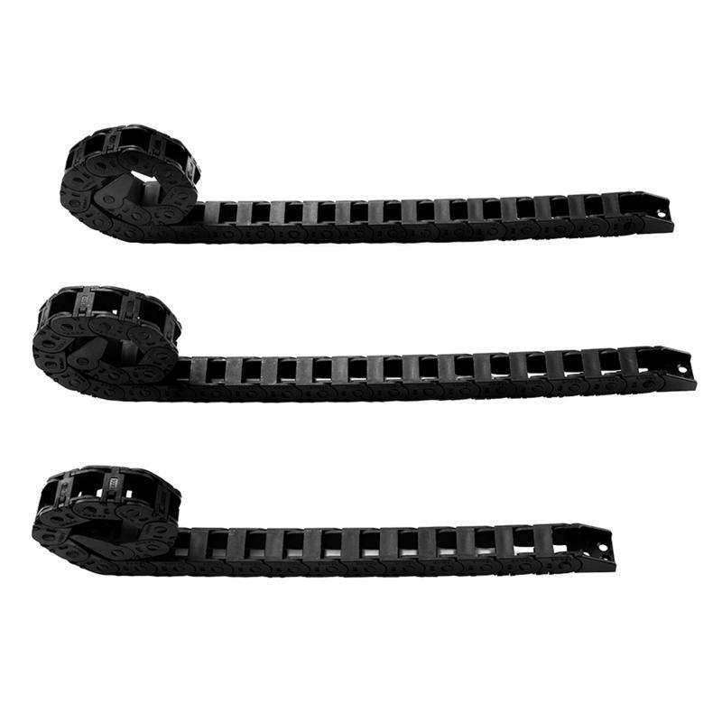 Plastic Flexible Nested Semi Colsed Cable Drag Chain 350x350mm Wire Cable Chain