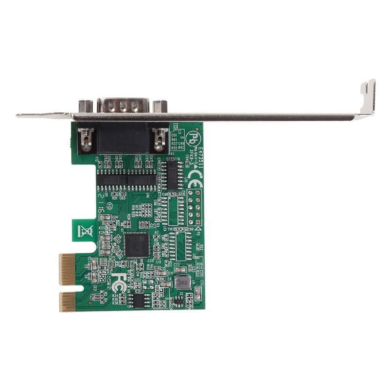 Professional PCIE Dual Serial Chip Expansion Card Ax99100 2 Industrial Port Db9