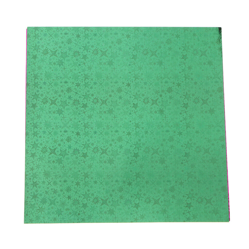 Colorful Folding Hologram  Paper for   50pcs 15x15cm
