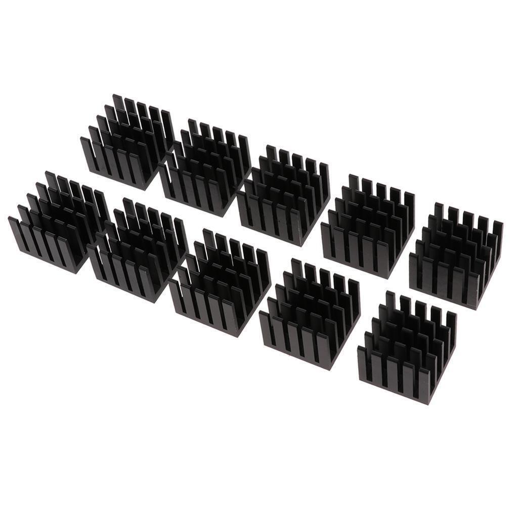 10 Pieces Black Aluminum  Sink  Sink Module for Radiator Fin