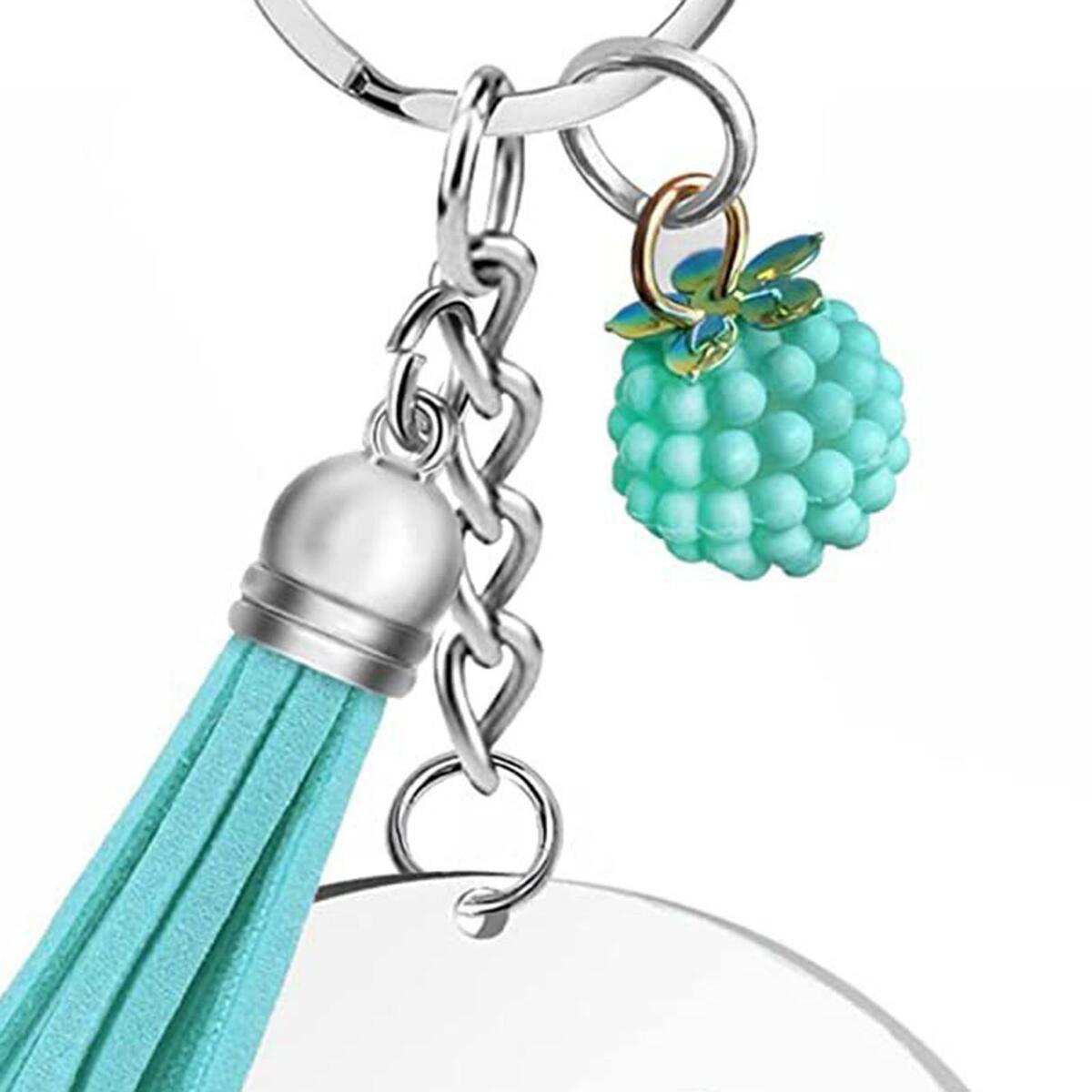 210x Bulk Acrylic Keychain   Hanging for DIY  Wallet phone auto