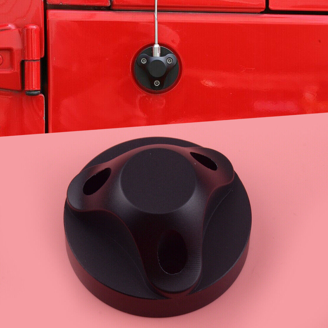 New Antenna Base Cover fit for Jeep Wrangler JK JKU JL JLU Gladiator JT 2007-21