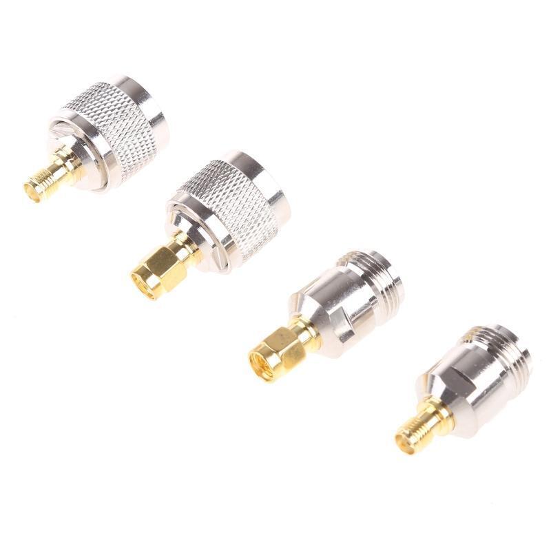 RF Coaxial Connector Kit SMA to N BNC TNC F Type Connectors Kits N to SMA