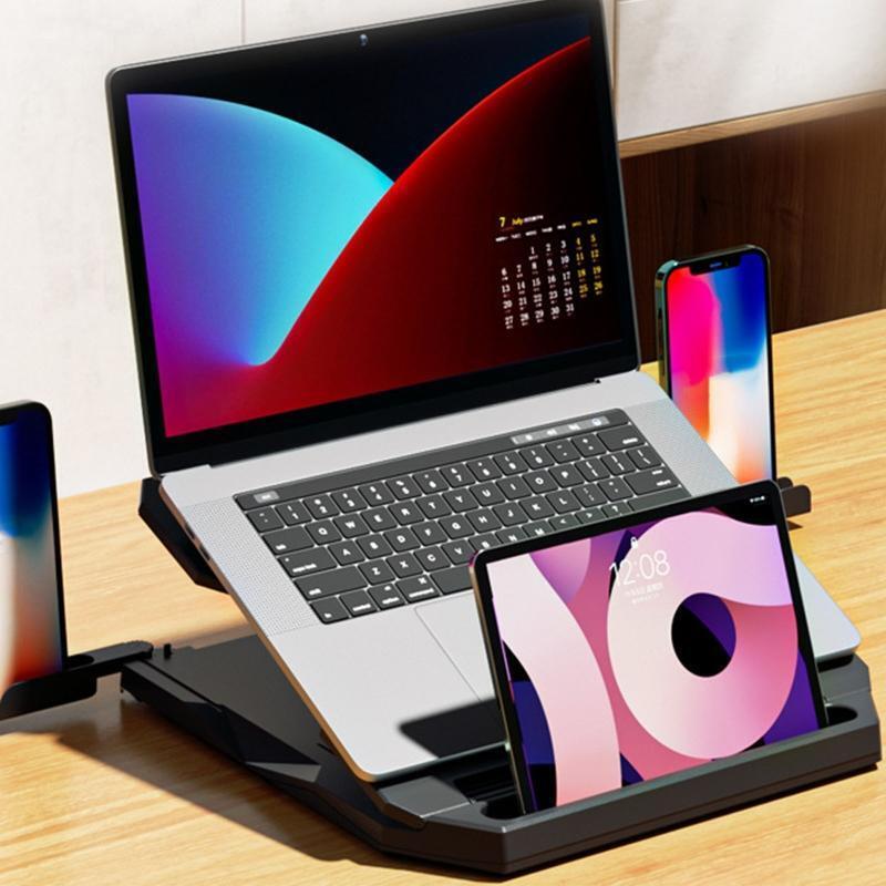 New Arrival Laptop Support Rack 360° Adjustable Folding Notebook Riser Holder